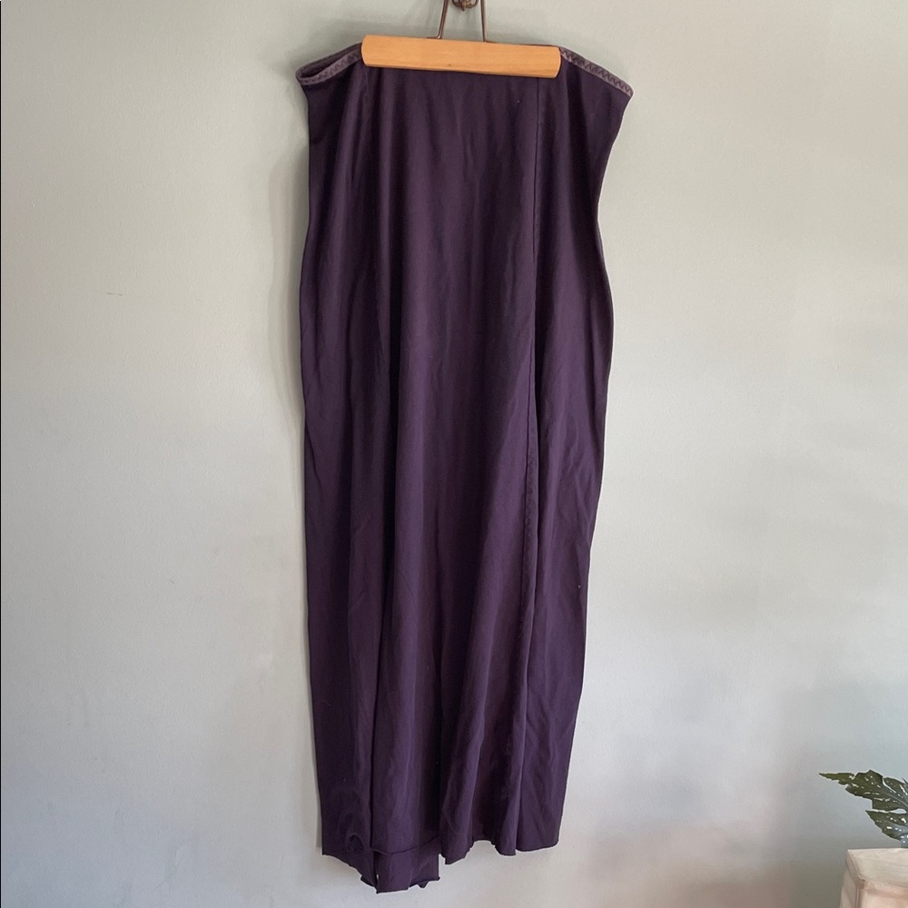Maxi skirt in Deep Plum
